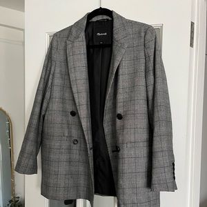 Madewell Houndstooth Blazer :: Oversized